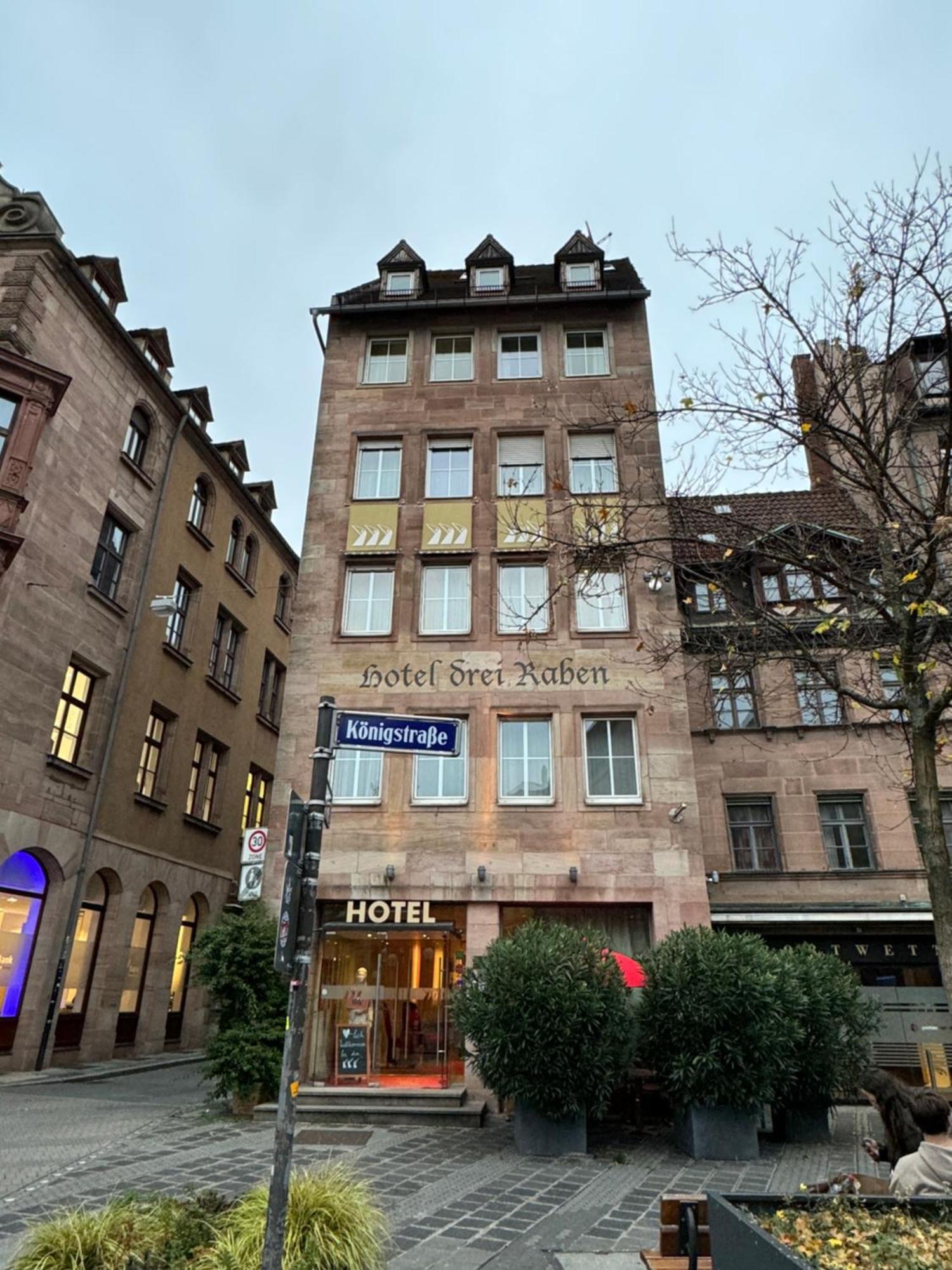 Hotel Drei Raben Nuremberg Exterior photo
